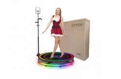 China Rotating Stand 360 Photo Booth Parties 360 Spin Photo Booth With Flight Case supplier