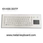 Waterproof Panel Mounted SS Keyboard 5VDC FCC With Touchpad for sale