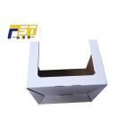 Wihite Card Paper Corrugated Custom Carton Boxes For Cosmetics / Garments for sale