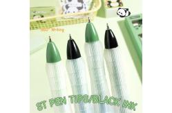 China Creative Panda Rotating Gel Pen 0.5mm ST Tips Soft Grip Neutral Pen supplier