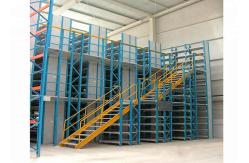 China Heavy Duty Steel Mezzanine Floor Racking System Multi Levels Shelves Anti Rust supplier
