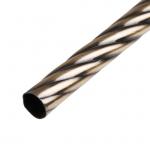25mm 28mm 35mm Metal Twisted Iron Pipe Curtain Pole for sale