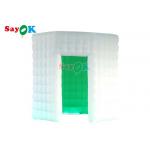 Warehouse Oval Photo Booth Inflatble Led Tent With Air Blower for sale