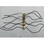 Bespoke Garment Security Tag Aluminum Metal Hang Tags Online Double Ends Strings for sale