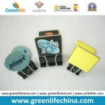 Standard 32mm Black Binder Clip W/Colored Plastic Logo Printed Handle for sale