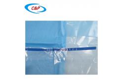 China Disposable Gynecology Under Buttock Drape Nonwoven Fabric In Blue supplier