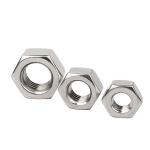 Stainless Steel Left Hand (Reverse) Thread Hex Machine Screw Nuts