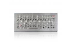 China Vandal Proof Panel Mount Stainless Steel Keyboard For Self Service Kiosk supplier