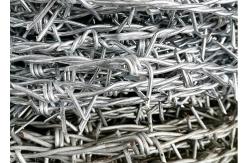 China Rust Resistance Single Strand Hot Dipped Galvanized Barbed Wire Price Per Roll supplier