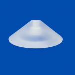 Carved Quartz Glass Cone High Precision With Threaded Hole for sale