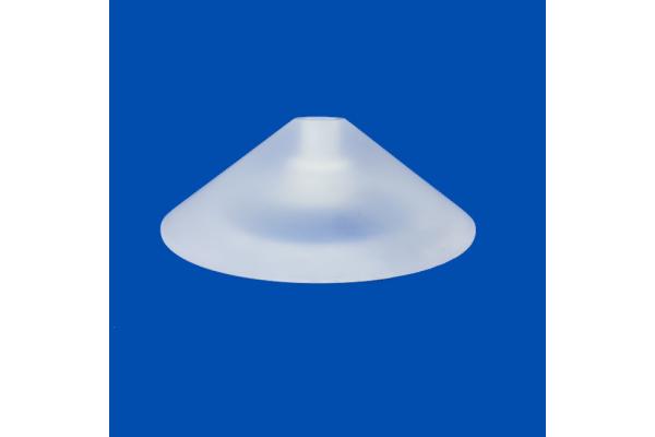 Carved Quartz Glass Cone High Precision With Threaded Hole