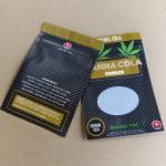 Transparent Window Childproof Pouch | ISO 8317 Push-Twist Lock, ≤0.3mm Gravure Print for sale