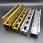 Zinc Plated 41x82 Perforated Back to Back Strut Channel for sale