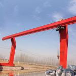 L Type Single Girder Gantry Crane 10 Tons With Electric Hoist for sale