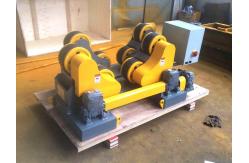 China 5T Capacity Tank Turning Pipe Welding Rollers With Hand Control Box Foot Pedal supplier