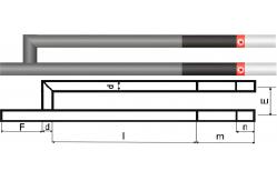 China G Type SiC Heating Elements supplier