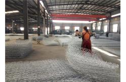 China Hexagonal Woven Mesh River Control Gabion Basket For Coastal Protection supplier