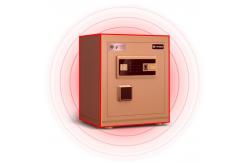 China H450mm Gold Office Lock Box Fingerprint Lock+Password+Key supplier