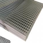 Powder Coated 5x10cm 6mm Welded Steel Mesh Panels for sale