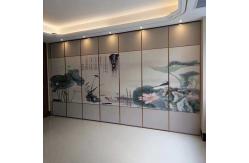 China Customized Movable Wall Folding Partition Walls Painted Different Pictures supplier