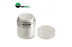 China Luxury Personal Care Cosmetic Cream Container Skin Care Acrylic Airless Pump Jar 30ml 50ml supplier