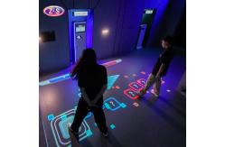 China Commercial Ultra Short Throw Interactive Floor Display with Coin Control supplier