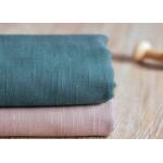 Slub Plain 100 Cotton Canvas / Semi - Bleached Dyeing Cotton Fabric for sale