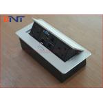 Hydraulic Oval Pop Up Desk Pop Up Sockets With UK Standard Power Outlet