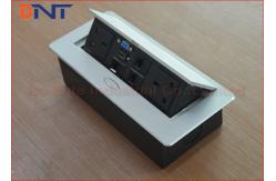 China Hydraulic Oval Pop Up Desk Pop Up Sockets With UK Standard Power Outlet supplier