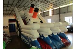China Commercial Inflatable Titanic Dry beauty slide hot inflatable dry ship slide supplier
