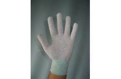 China 10e9 Ohm Nylon Palm Finger Coated Anti Static ESD Hand Gloves supplier