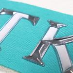 High Quality Custom 3D TPU Transfer Patches Waterproof Metal Badges Customizable Heat Transfer Label for Clothes Bags Shoes Use for sale