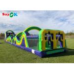 5k Giant Inflatable Sports Obstacles Challenge Backyard Inflatable Run Obstacle Course