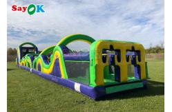 China 5k Giant Inflatable Sports Obstacles Challenge Backyard Inflatable Run Obstacle Course supplier