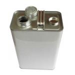 4L Engine Oil Tin Can Metal Handle Lids Square Tin Containers for sale