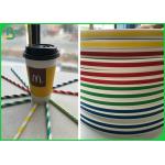 Small Size Biodegradable Printable FDA Straw Paper With Food Grade Ink for sale
