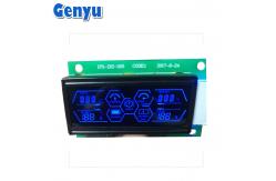 China Black Negative Transmissive VA LCD Display HT1621 Driver RGB LED Backlight supplier