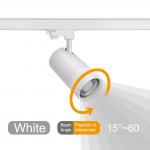 Surface Mounting Recessed Mounting Zoomable 15°-60°  COB LED Track Light Fixtures CRI for Department Stores for sale