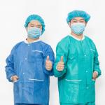 Nonwoven Sterile Medical Scrub Suits EO Sterile Disposable Medical Uniforms for sale