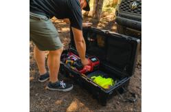 China V2+ LLDPE shell Car Top Storage Box Weatherproof 102L Capacity supplier
