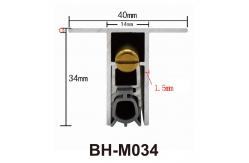 China 40-14*34mm Automatic Drop Down Seal T Shaped Concealed Fixing supplier