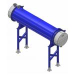 3000kg 130sq Horizontal Shell And Tube Heat Exchanger for sale