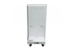 China Movable LCD Advertising Digital Signage 32inch Totem With Universal Wheels supplier