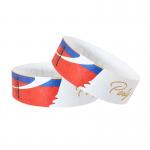 Custom Logo Tyvek Paper Wristbands For Access Control Sequential Numbering for sale