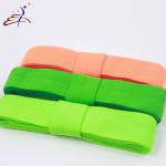 Wide 20mm Foldable Elastic Webbing Band Orange Bias Binding Tape