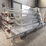 Cold Hot Galvanized A Type Broiler Baby Chick Cage High Feeding Efficiency for sale