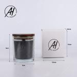 Black Chocolate Scents Unique Scented Candles With Lid And Gift Box for sale
