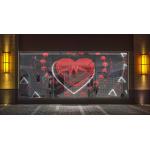 P6 Adhesive Transparent LED Film Display , Super Slim LED Film Screen