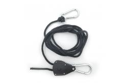 China Hydroponic Led Grow Light Hangers Reflector Adjustable 1/8 Rope Ratchet Hanger supplier