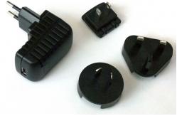 China 5V 1A USB power adapter interchangeable plug AC DC adapter supplier